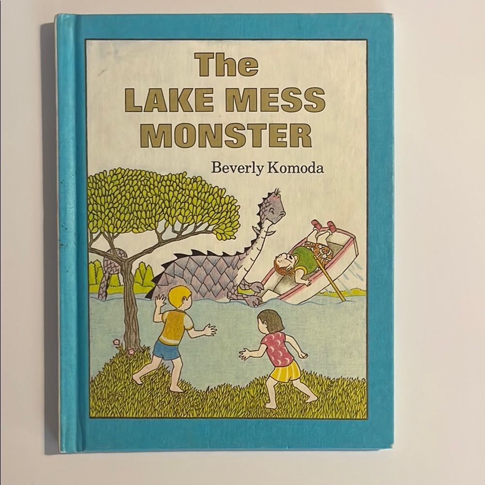 Vintage The Lake Mess Monster Book 1980 Beverly Komoda Hardcover Very Good